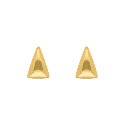 Triangle oorbellen goudkleurig