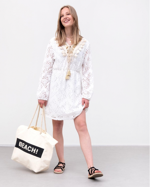 Boho Ibiza jurkje wit | Wiite zomerjurkjes | Shop bij 