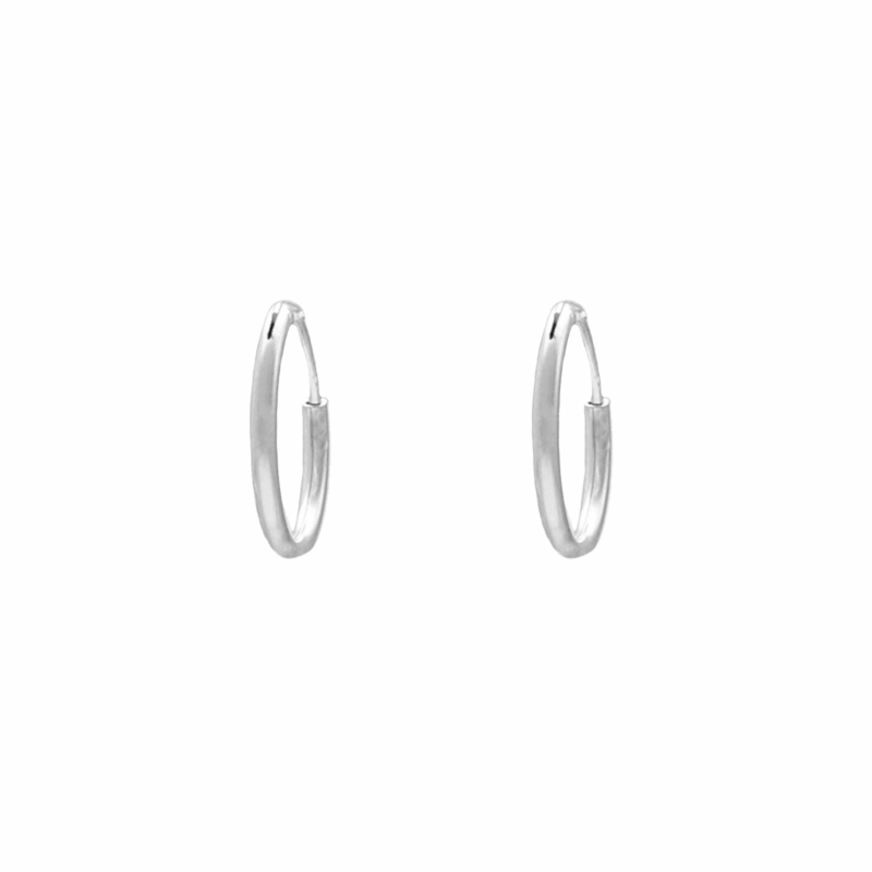 Oorringetjes Sterling Zilver 12 mm