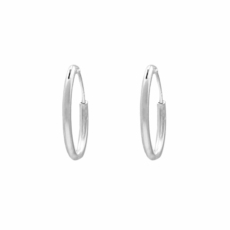 Oorringetjes Sterling Zilver 18 mm