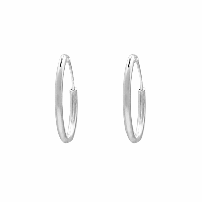 Oorringetjes Sterling Zilver 20 mm