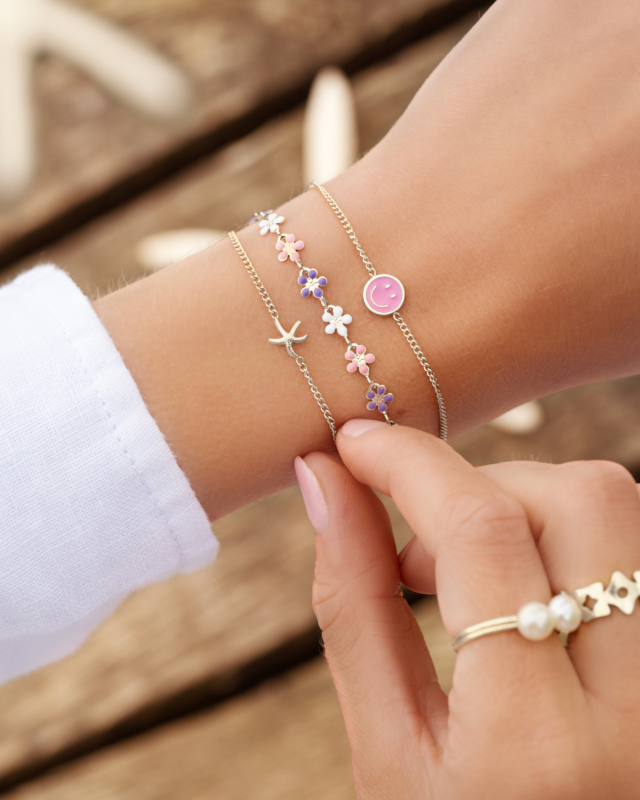 Zomerse armparty met kleurtjes