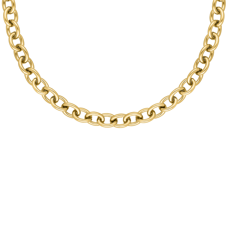 Chain link necklace goldplated