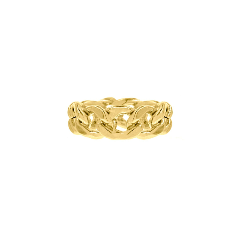 Chain ring goud