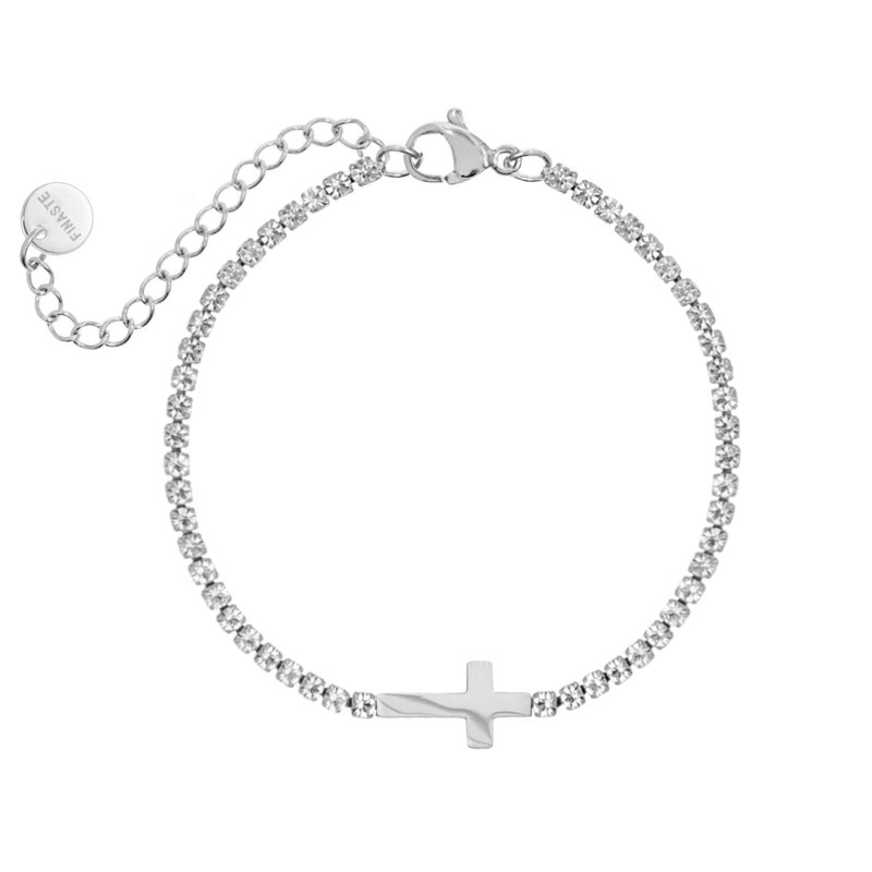 Cross & Tennis bracelet