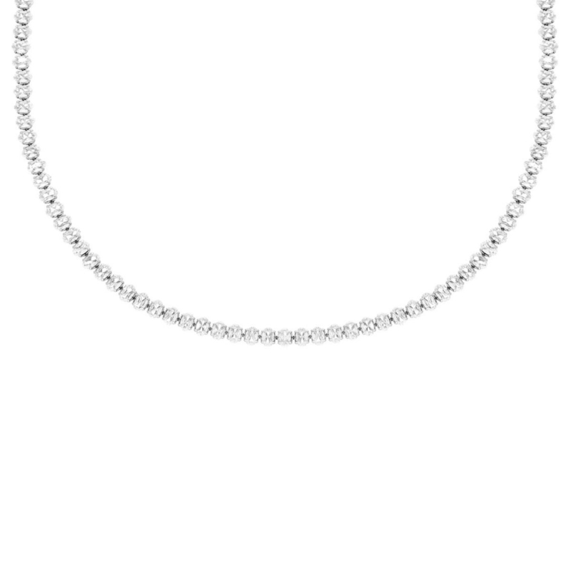 Tennis necklace oval 