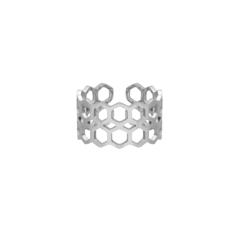 Dubbele hexagon ring