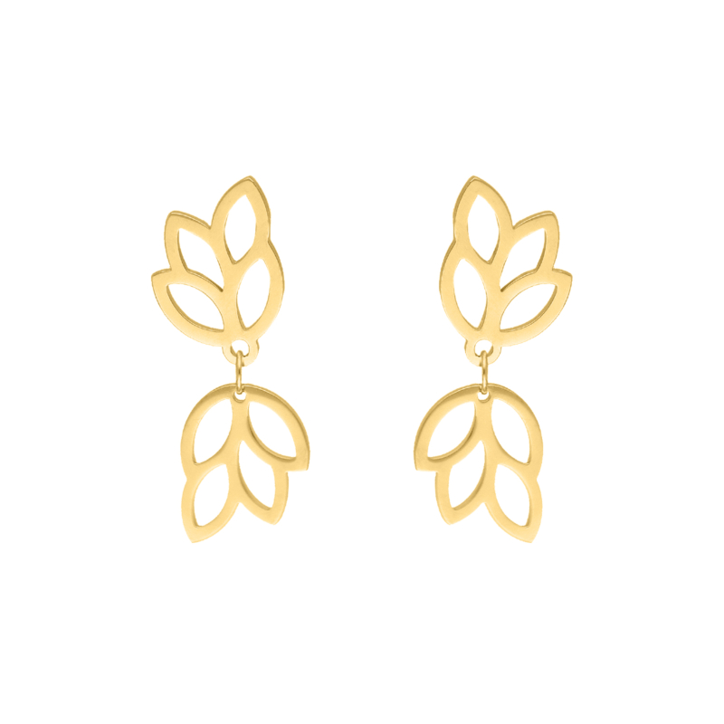 Earrings boho beauty goldplated