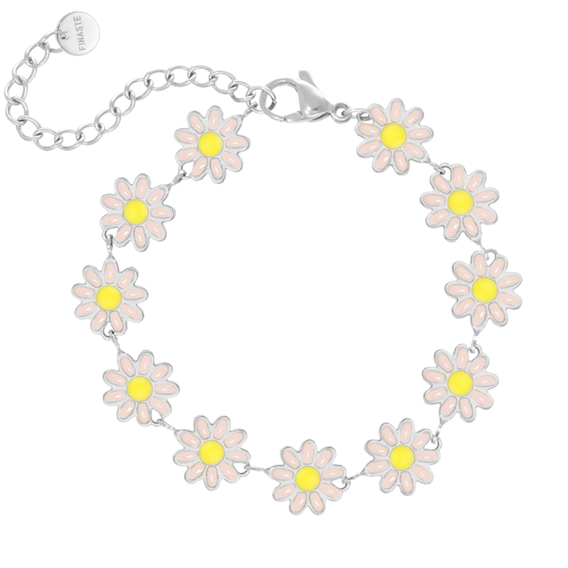 Bijou bloom anklet pink 