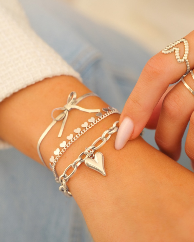 Zilveren armparty