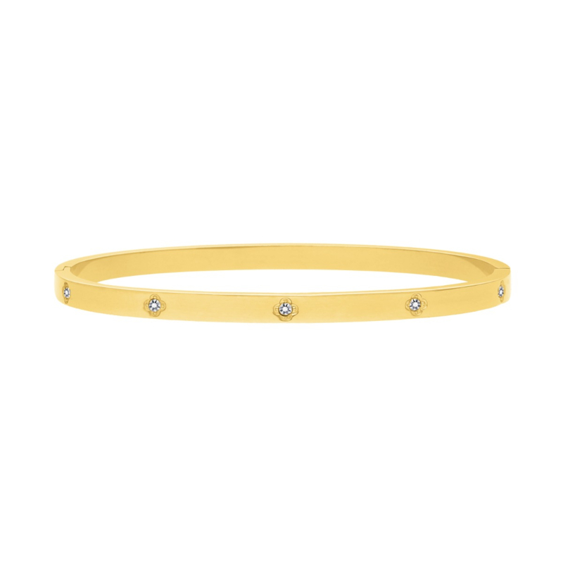 Bangle met steentjes goud