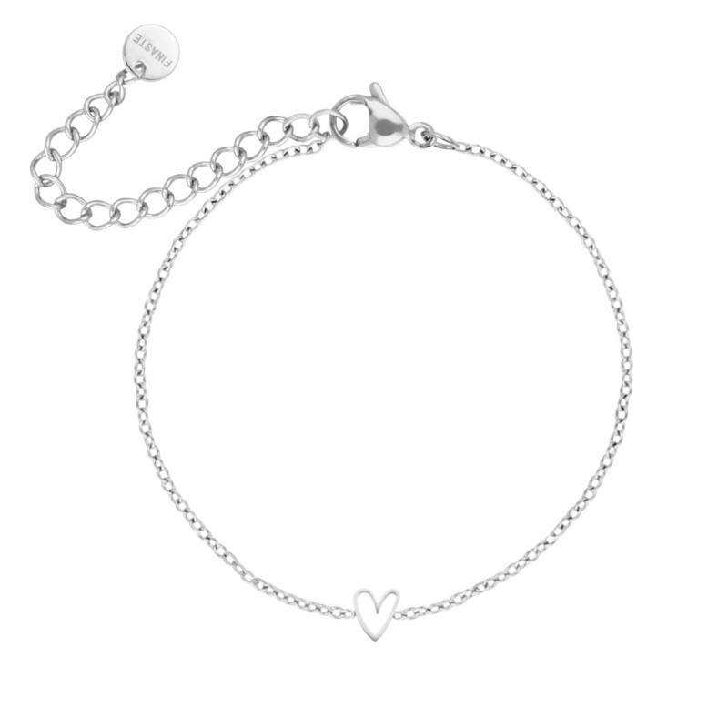 Armband one love heart