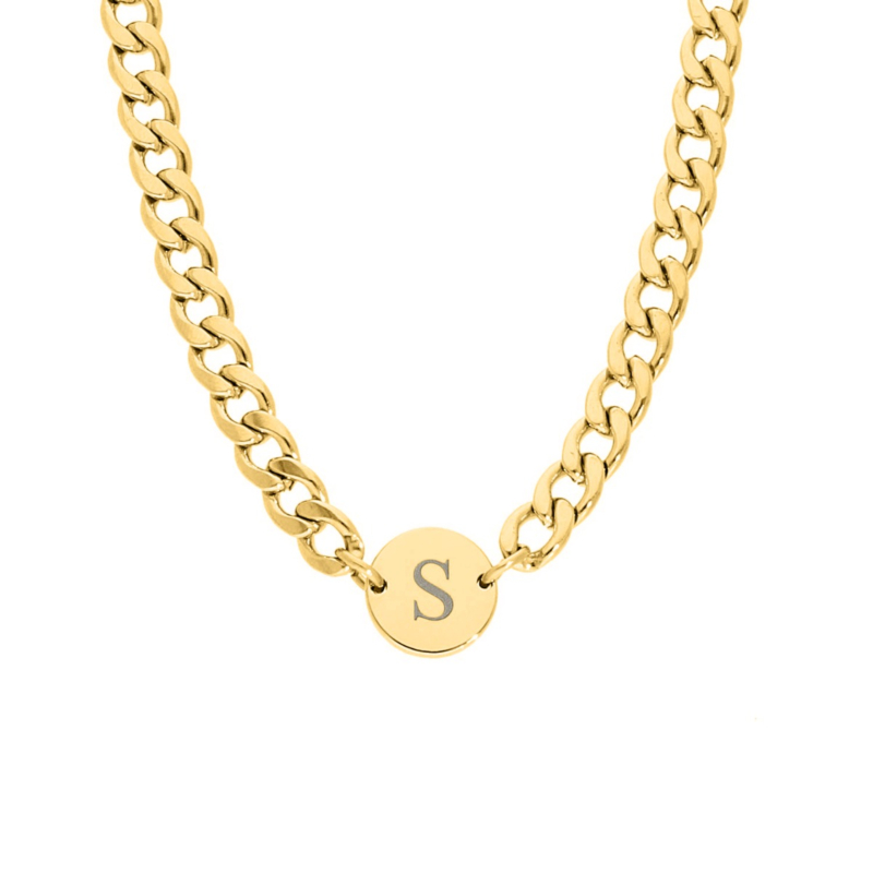 Ketting chunky 2 initials