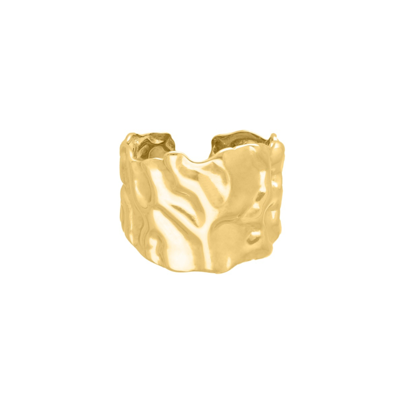 Chunky ring vintage goud