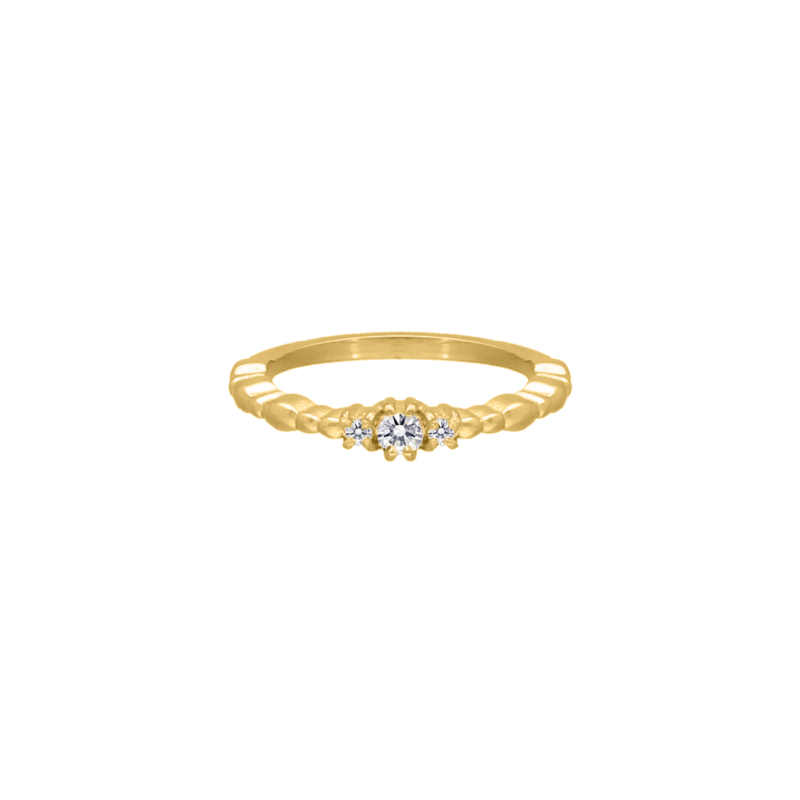 Glamorous ring goud kleurig