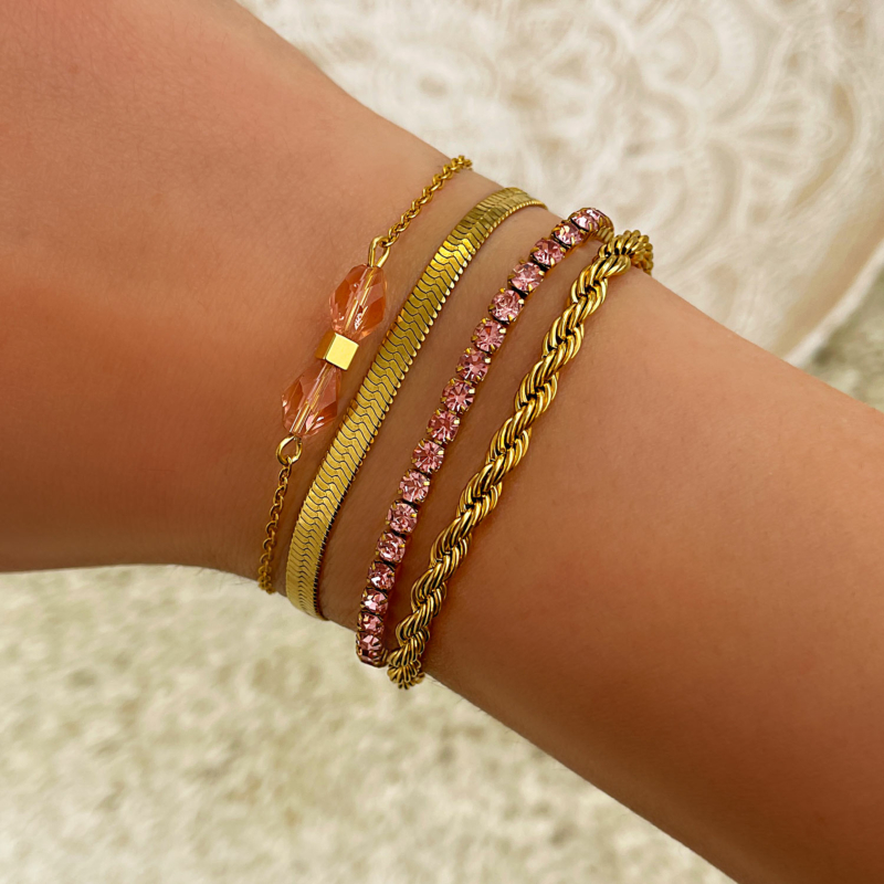 Goudkleurige armparty mix