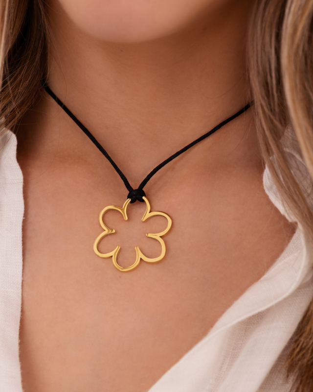 Ketting met bloem kopen