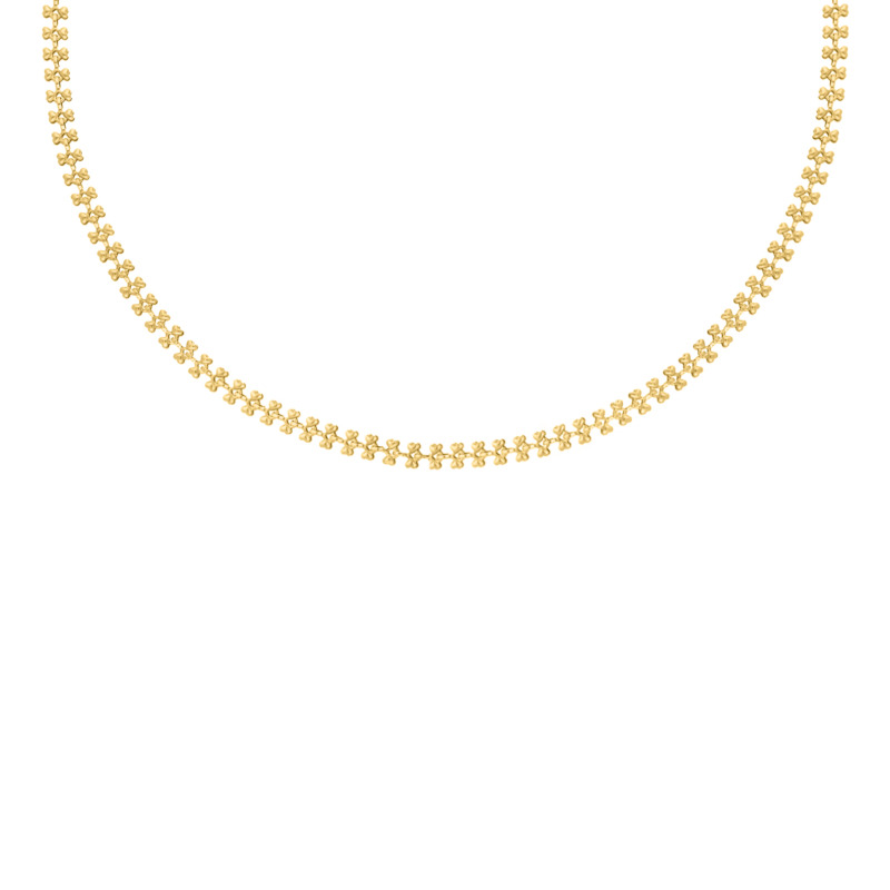 Cute hearts necklace goldplated