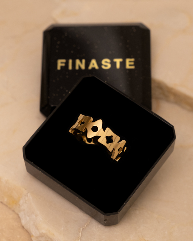 Iconic ring goldplated