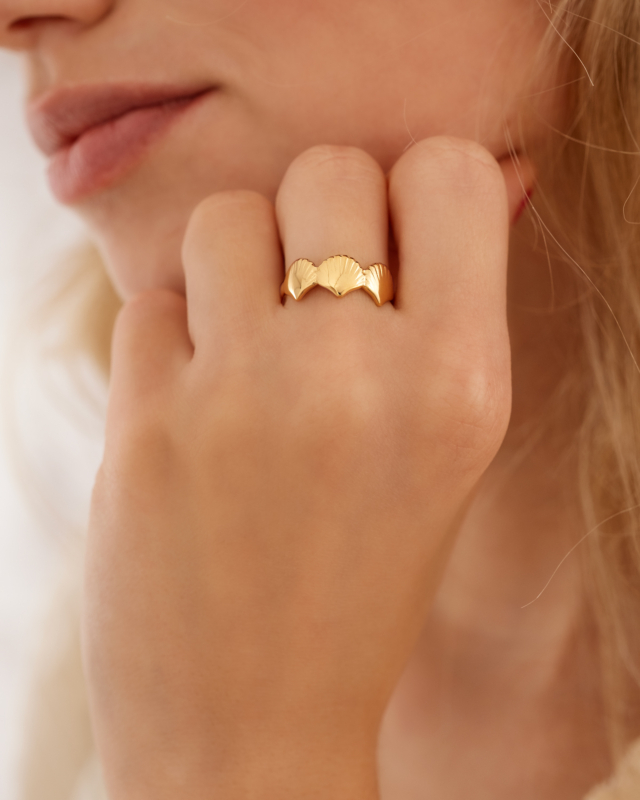 Gouden ring mermaid