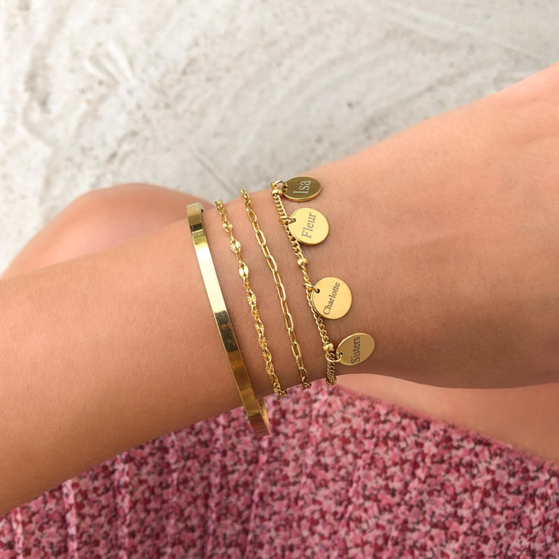 Armparty met graveerbare armband