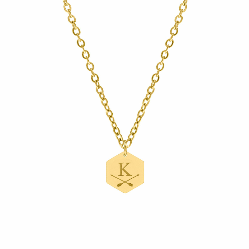 Letter ketting Goud