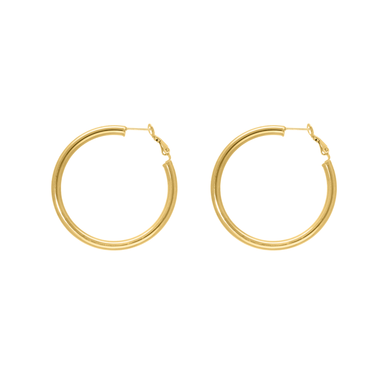 Musthave hoops large goudkleurig