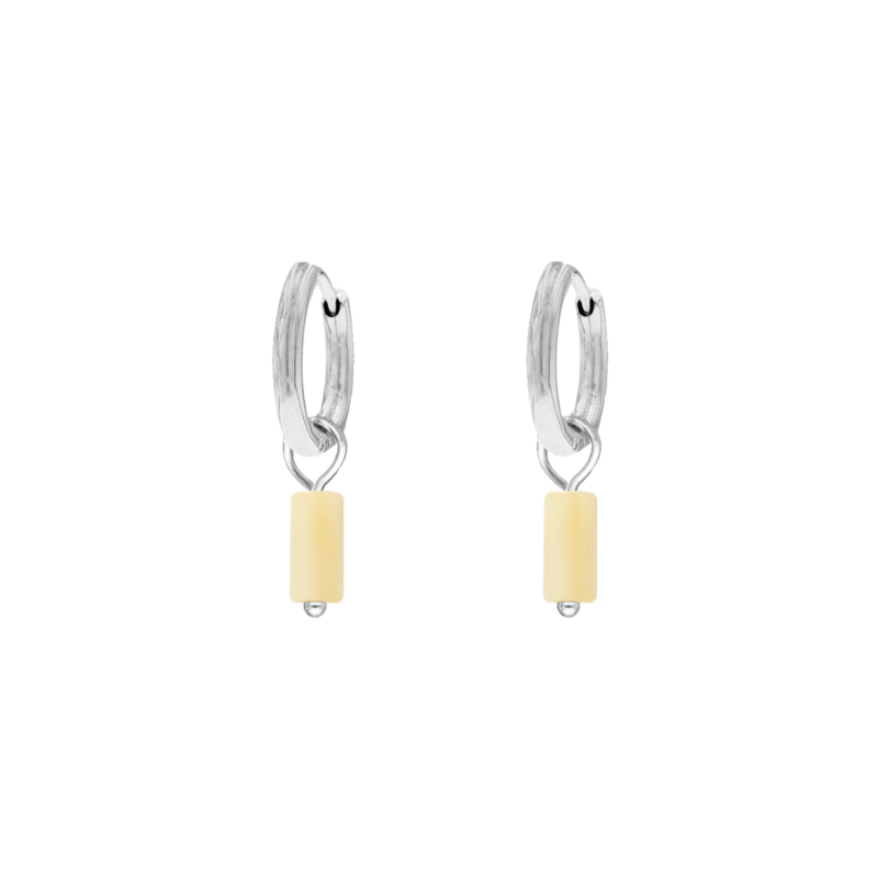 Earrings nude stone