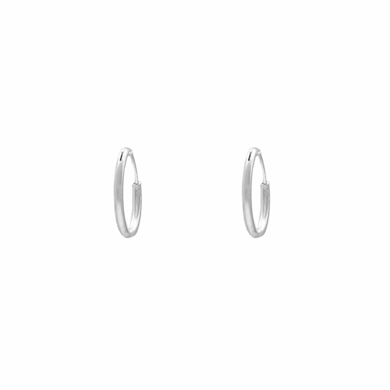 Oorringetjes Sterling Zilver 10 mm