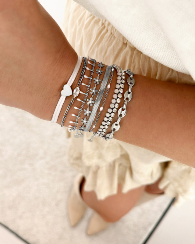 Zilveren armparty