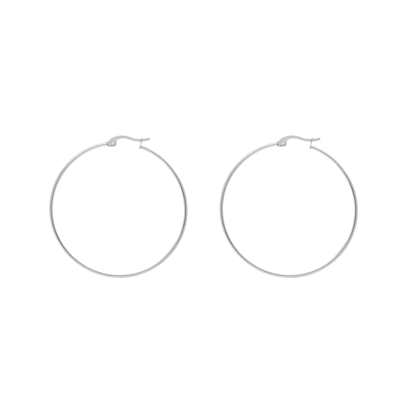 Big hoop earrings