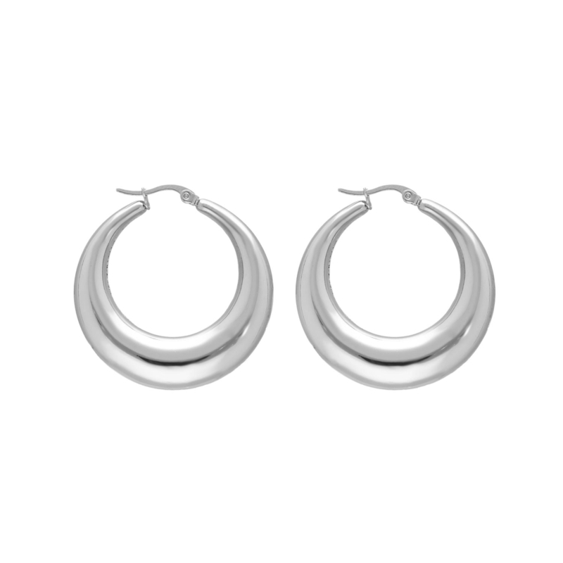 Chunky statement hoops