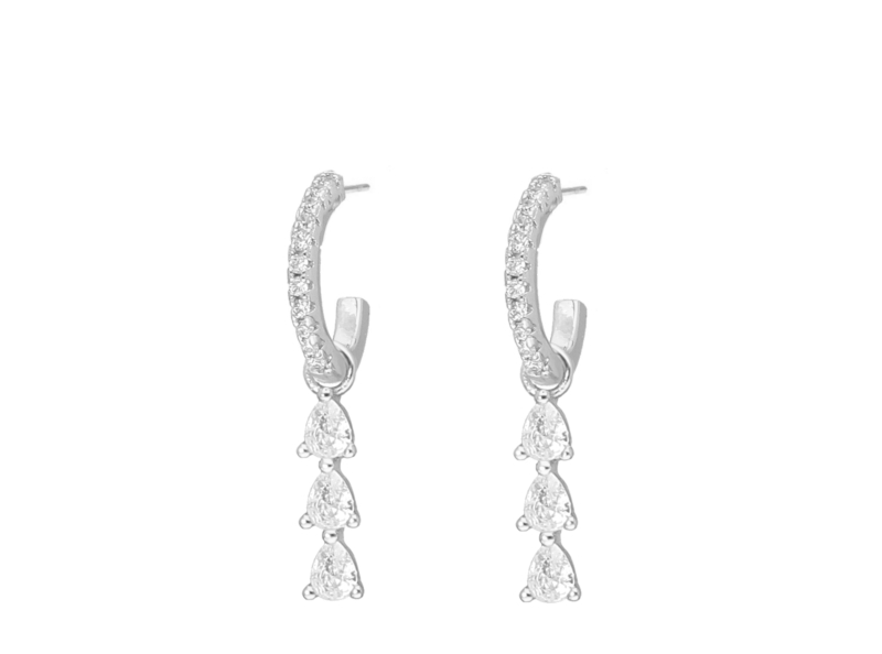 Exclusive crystal drop earrings