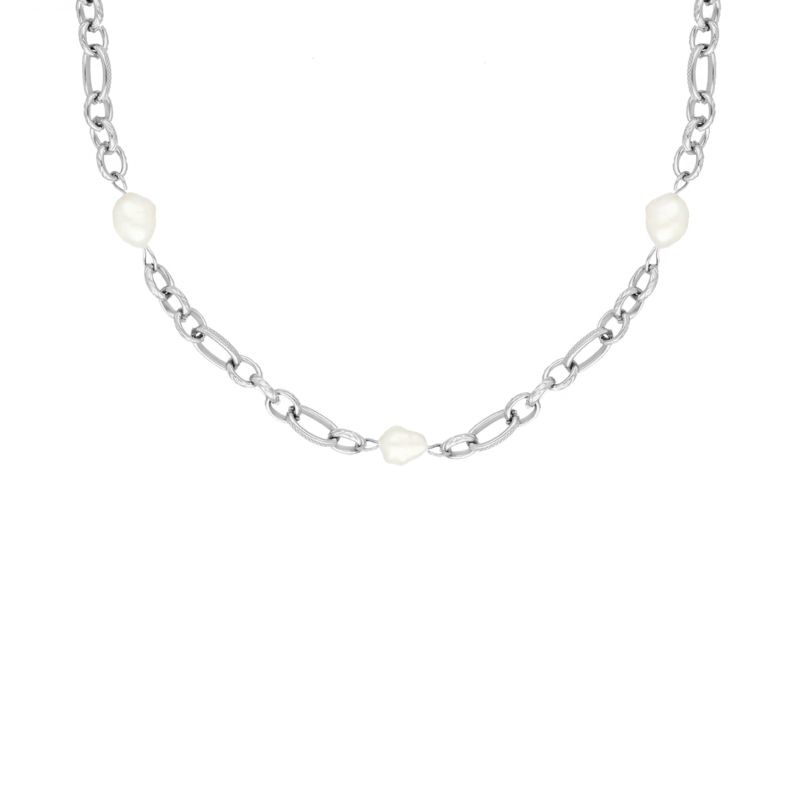 Chain and pearl necklace