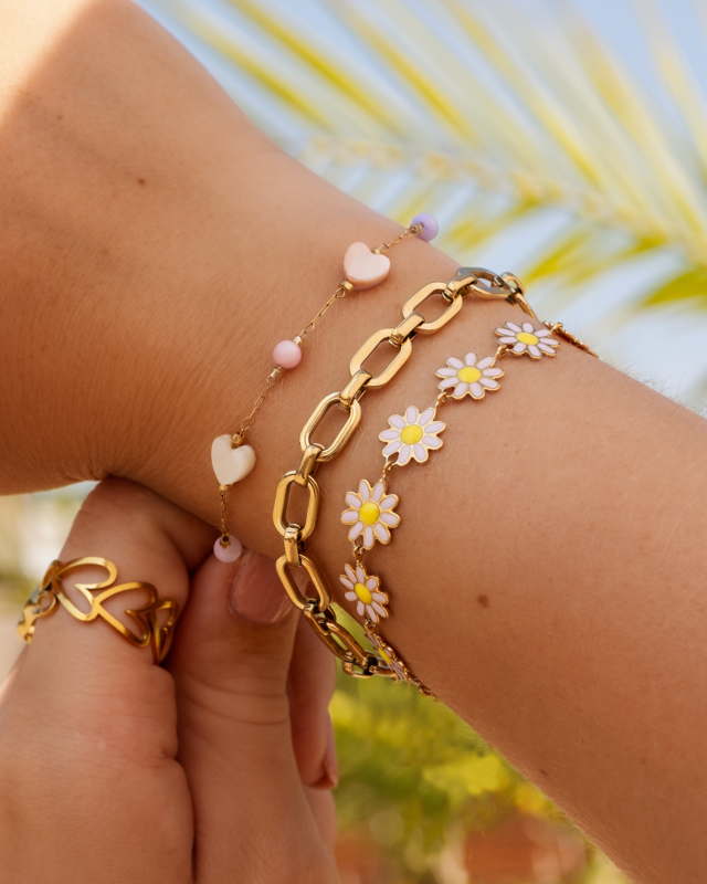 Zomerse armparty met kleurtjes