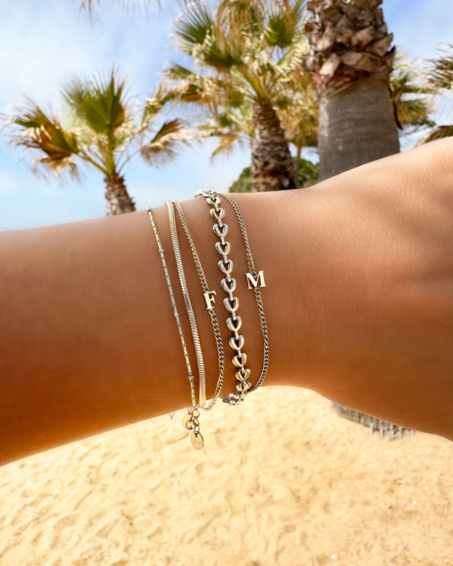 Zomerse armparty zilver