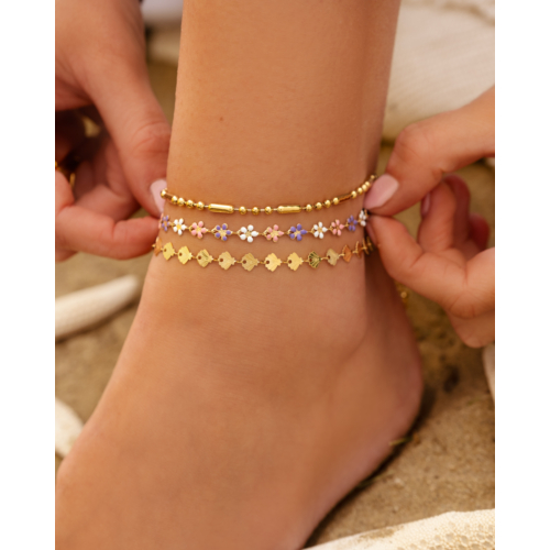 Trendsetter anklet goldplated