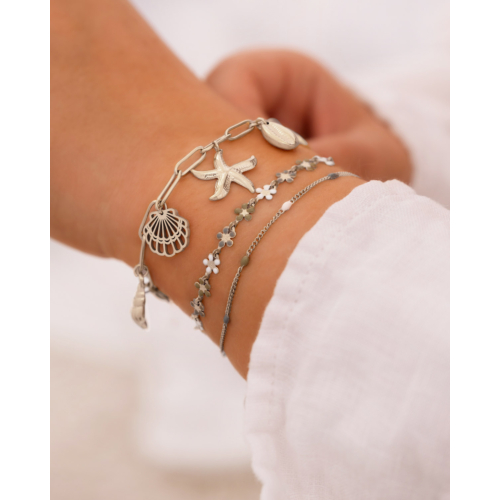 Bolletjes armband trendkleuren