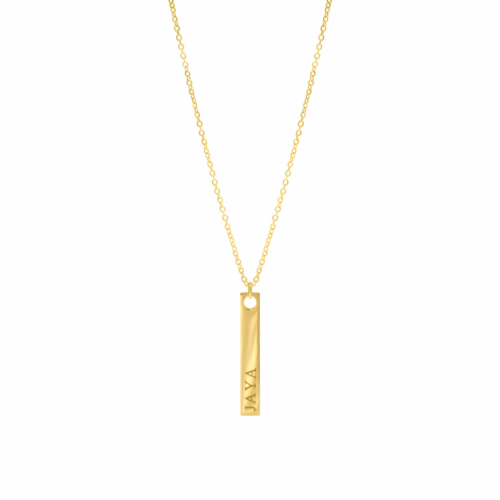 Naamketting Bar Goud