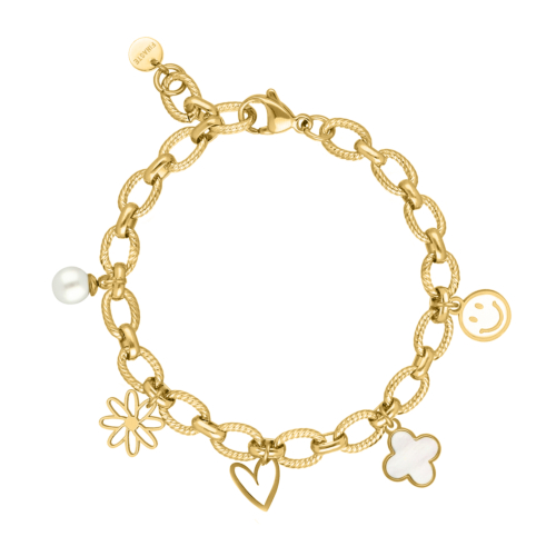 Bestselling charm bracelet goldplated