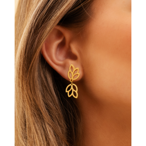 Earrings boho beauty goldplated