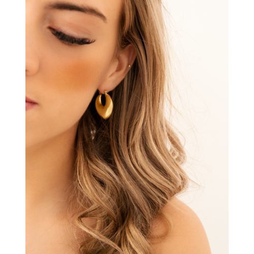 Bold hoops goldplated