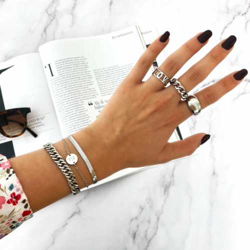 Chain armparty met initialen