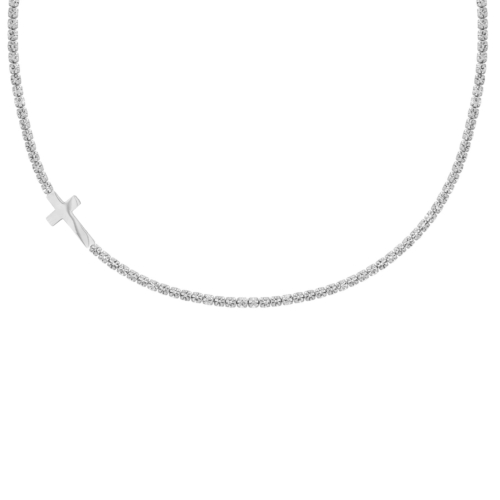 Cross &amp; Tennis necklace