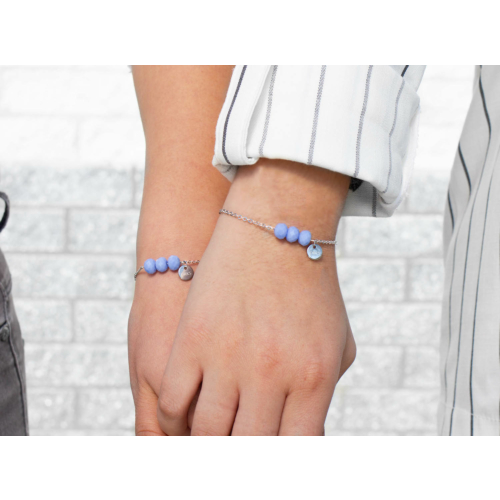 Charming armband blauw