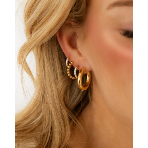 Small musthave hoops goldplated