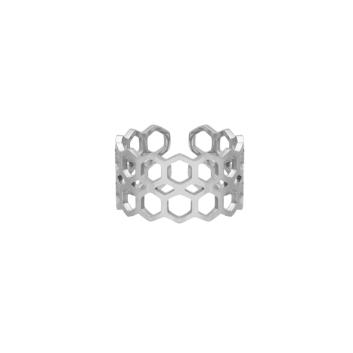 Dubbele hexagon ring