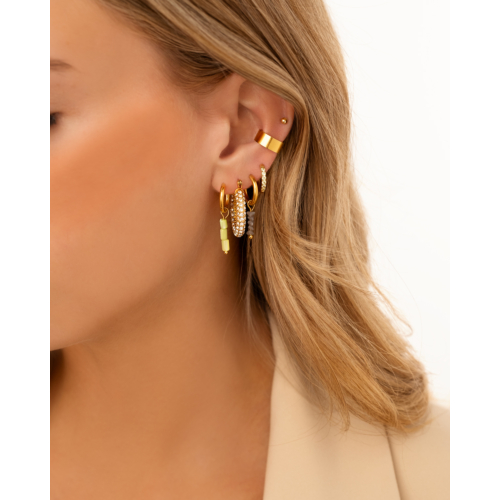 Ear cuff chunky goud kleurig