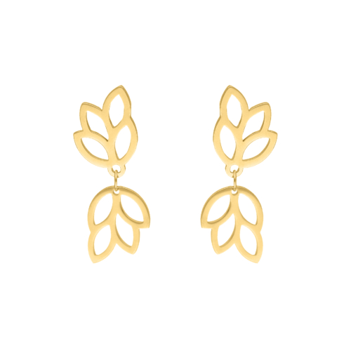 Earrings boho beauty goldplated