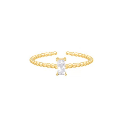 Fancy glam ring goudkleurig